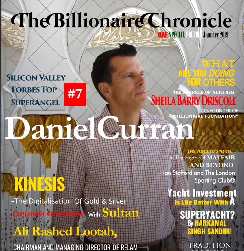 The Billionaire Chronicle Dubain and UAE special edition cover. Exclusive pied-à-terre dining room must haves by Sam Bheda.